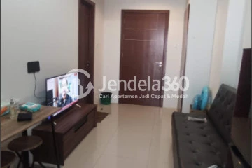 Living Room 2BR Apartment with  View at Vittoria Residence