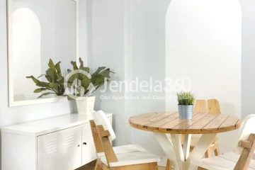 Dining Room 1BR Apartment with City View at Kalibata City Apartment