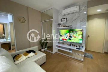 Living Room 1BR Apartment with  View at Menteng Square Apartment
