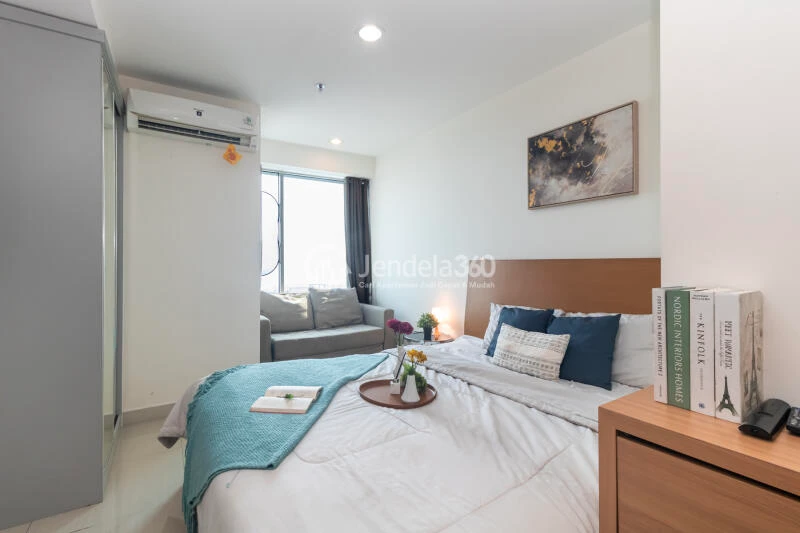 Bedroom High Floor Studio Apartment with - View at Grand Kamala Lagoon Apartment