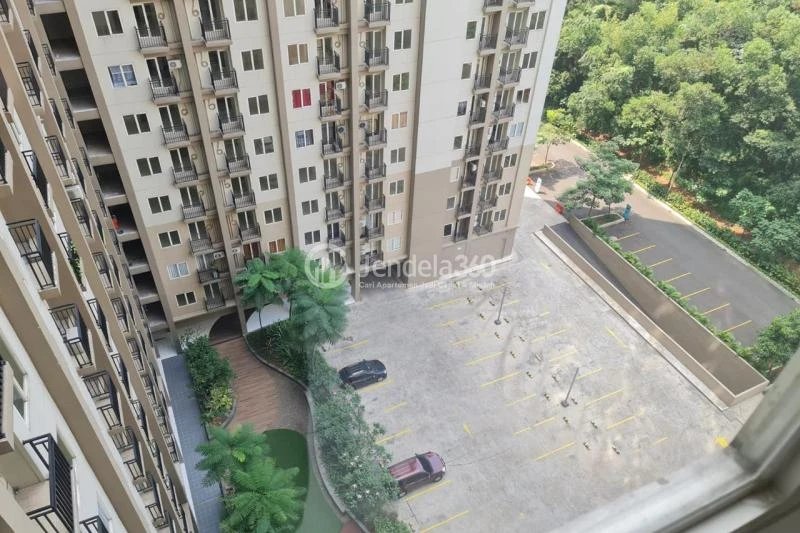Balcony Well Located 2BR Apartment Middle Floor with City View at Podomoro Golf View Apartment