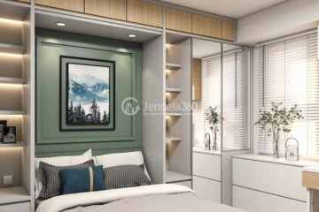 Bedroom Studio Samesta Mahata Margonda Apartment at Low Floor
