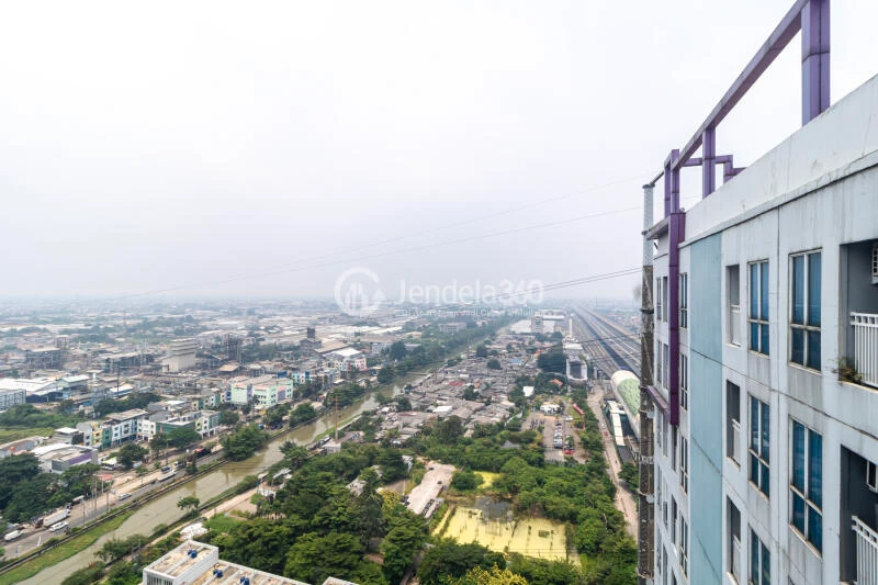 Balcony Tidy Studio Unit at Grand Dhika City Apartment Tower C