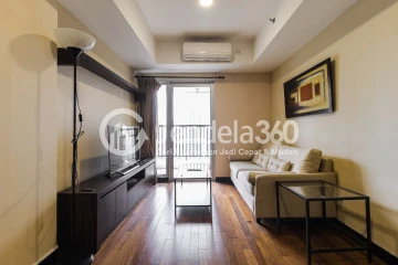 Living Room Excellent 2BR High Floor Apartment with City View at The Wave Apartment