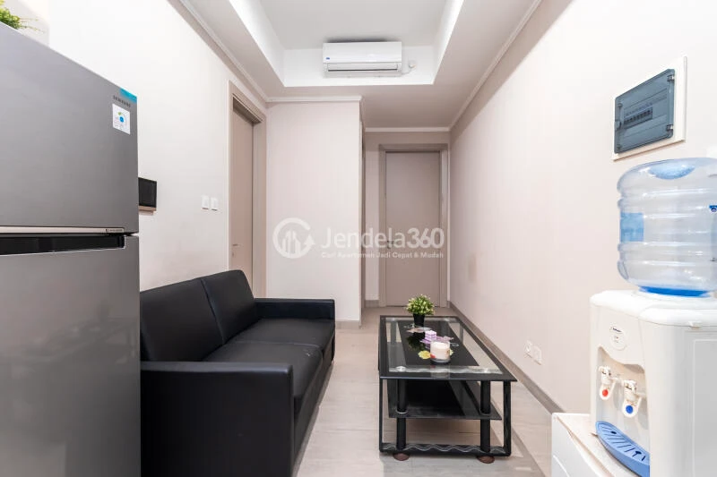 Living Room Comfortable 2BR Apartment at Menara Jakarta Apartment Tower Equinox