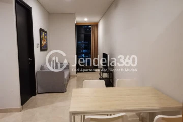Living Room Sudirman Suites Jakarta 3BR Fully Furnished