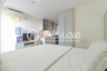 Bedroom Homey Studio Apartment at Bintaro Icon Apartment Tower Amethys
