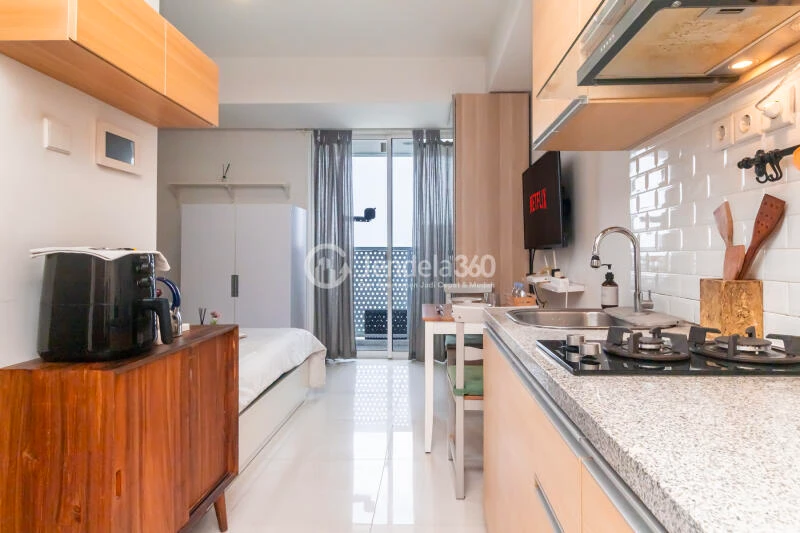 Kitchen The Crest West Vista Puri Studio Semi Furnished