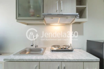 Kitchen Homey Studio Apartment at Bintaro Icon Apartment Tower Amethys