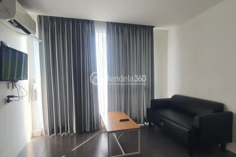 Living Room 2BR Bintaro Icon Apartment at Low Floor
