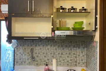 Kitchen 3BR Apartment with cITY View at Gateway Apartment