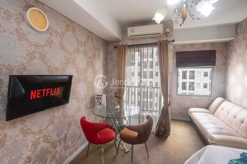 Bedroom Good Deal Studio Apartment High Floor with Garden View at Kota Ayodhya Apartment