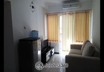 Living Room 3BR Apartment with Pool View at Grand Palace Kemayoran