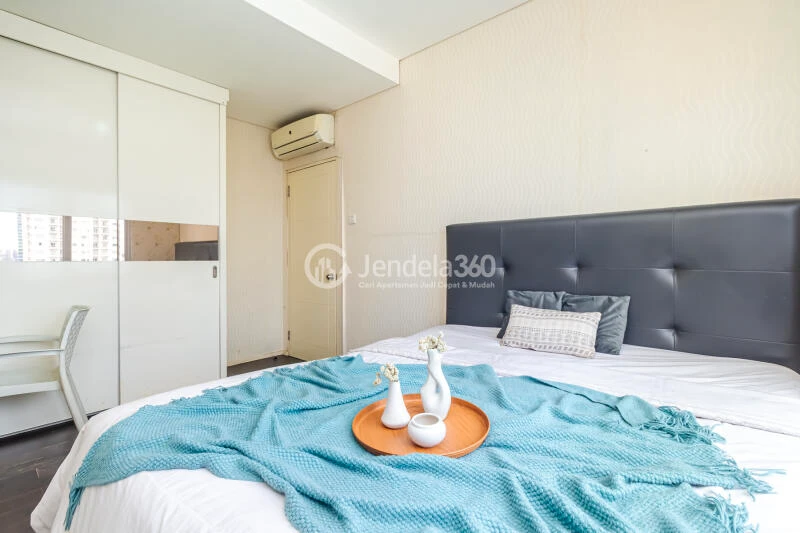 Bedroom 1 2BR Apartment with City View at Cosmo Terrace - Jakarta Residence Thamrin City