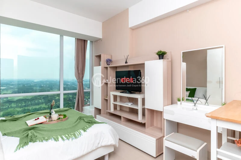 Bedroom Studio Apartment with City View at U Residence Karawaci