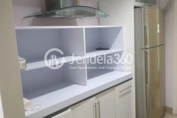 Kitchen Spacious 3BR Apartment Low Floor with City View at Pantai Mutiara Apartment