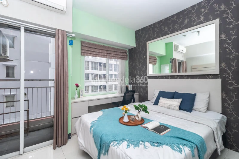 Bedroom Flawless Studio Apartment Low Floor with  View at Taman Melati Margonda Apartment