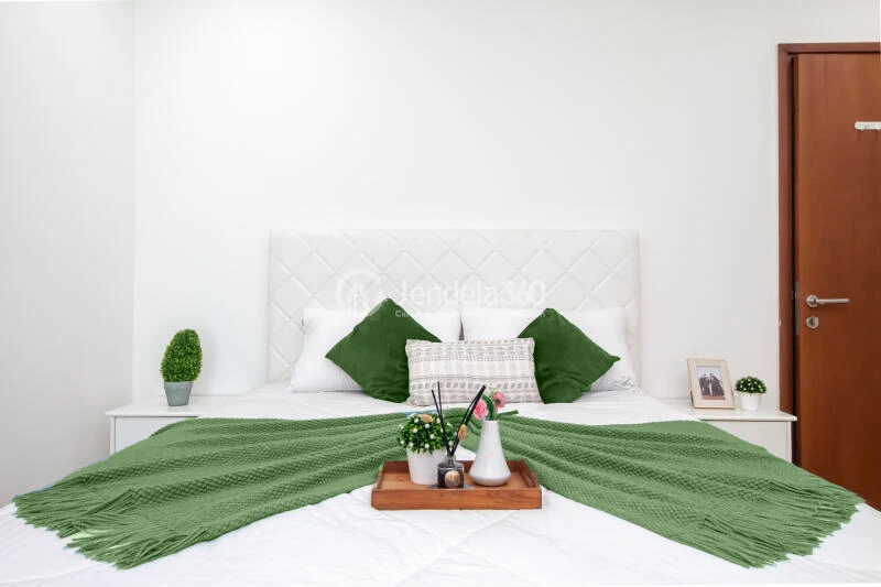 Bedroom 1 High Floor 2BR Apartment with City View at Sahid Sudirman Residence
