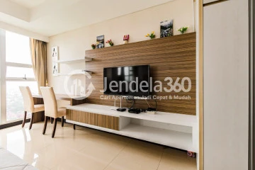 Bedroom High Floor Spacious Apartment with City View at Kemang Village Apartment