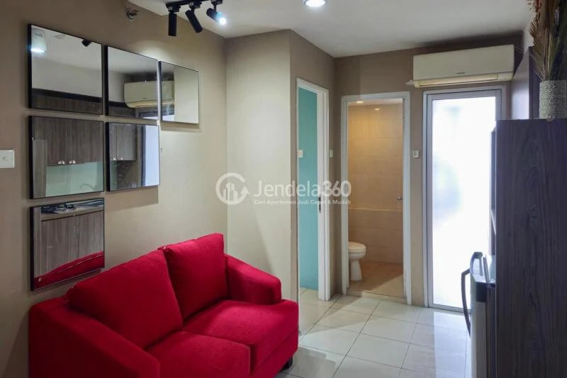 Living Room 2BR Kalibata City Green Palace Apartment at Tower Lotus