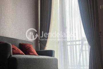 Living Room 2BR Apartment with  View at Akasa Pure Living Apartment