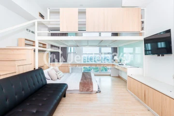 Bedroom Studio Apartment with City View at Kemang Village Apartment