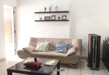 Living Room Well Located 1BR Apartment at Gading Mediterania Residence High Floor