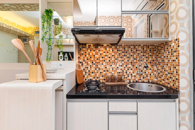 Kitchen Bassura City Apartment 2BR Fully Furnished