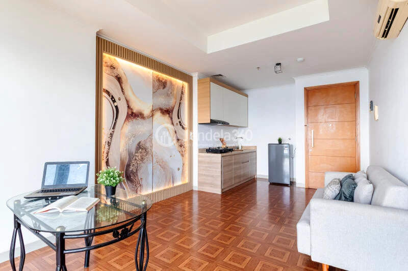 Living Room Studio Ancol Mansion Apartment at Middle Floor