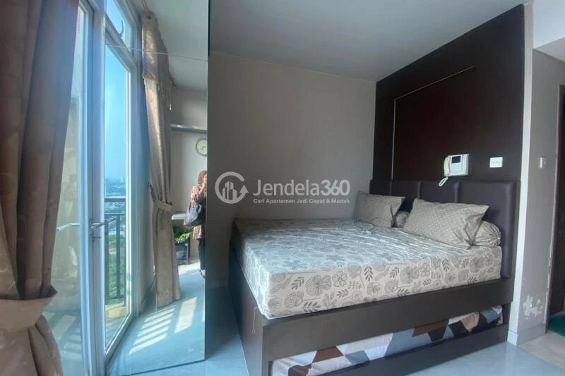 Bedroom Well Located Studio Apartment at Puri Orchard Apartment High Floor