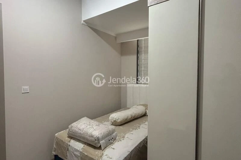 Bedroom 2 Restful 3BR Apartment Middle Floor with City View at Menara Jakarta Apartment