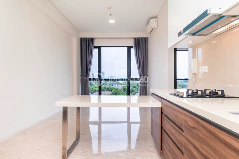 Kitchen Stylish 1BR Apartment at Condominium Marigold Navapark Apartment Tower 6