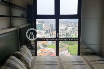 Bedroom 1 Decorative 2BR Apartment at Salemba Residence Tower A