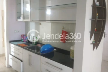 Kitchen Spacious 3BR Apartment Low Floor with City View at Pantai Mutiara Apartment
