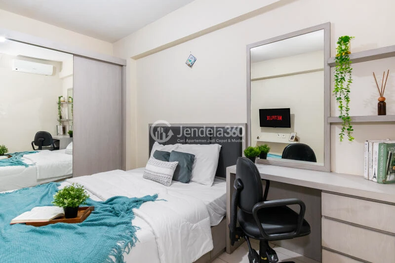 Bedroom Excellent Studio Apartment at Green Palm Residence Low Floor