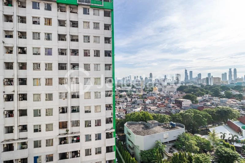 Balcony Decorative 2BR Apartment at Menteng Square Apartment Low Floor