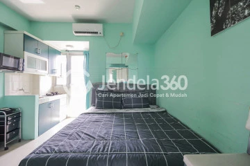 Bedroom A Realxing Studio Apartment with Amazing Scenery at Bintaro Park View