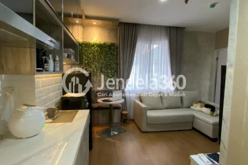 Living Room 1BR Apartment with  View at Menteng Square Apartment