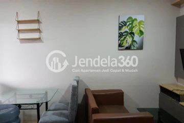Living Room Decorative 2BR Apartment at Mediterania Boulevard Kemayoran Tower Utara