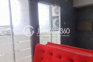 Living Room 2BR Apartment with City View at Akasa Pure Living Apartment