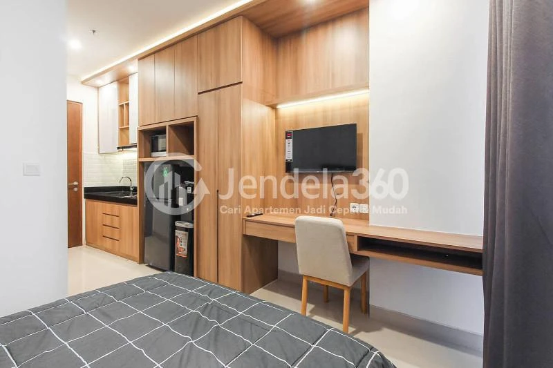 Bedroom Best Studio Apartment on Middle Floor with City View at The Newton 1 Ciputra Apartment