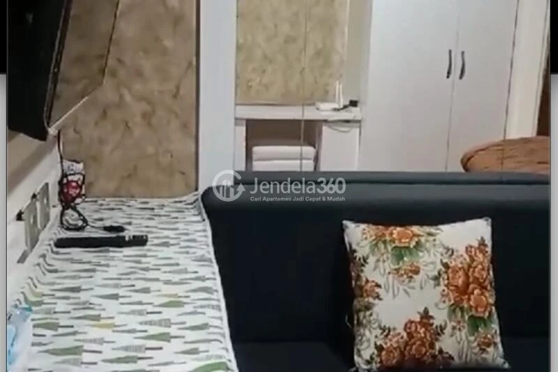 Bedroom Compact Studio Apartment at Transpark Cibubur Apartment Middle Floor