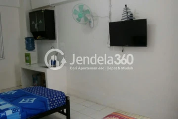 Bedroom Modern Studio Apartment Low Floor with City View at Delta Cakung Apartment