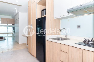 Kitchen Studio Apartment with City View at Kemang Village Apartment