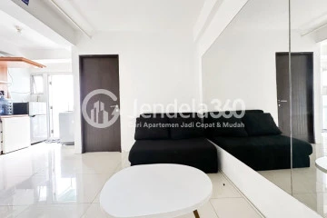 Living Room 1BR Pancoran Riverside Apartment at Tower G