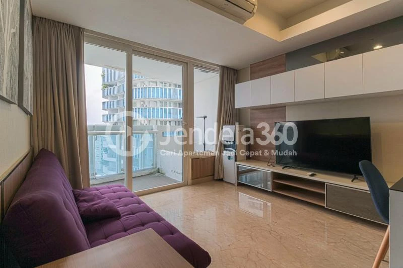 Living Room Royale SpringHill Residence 1BR Fully Furnished