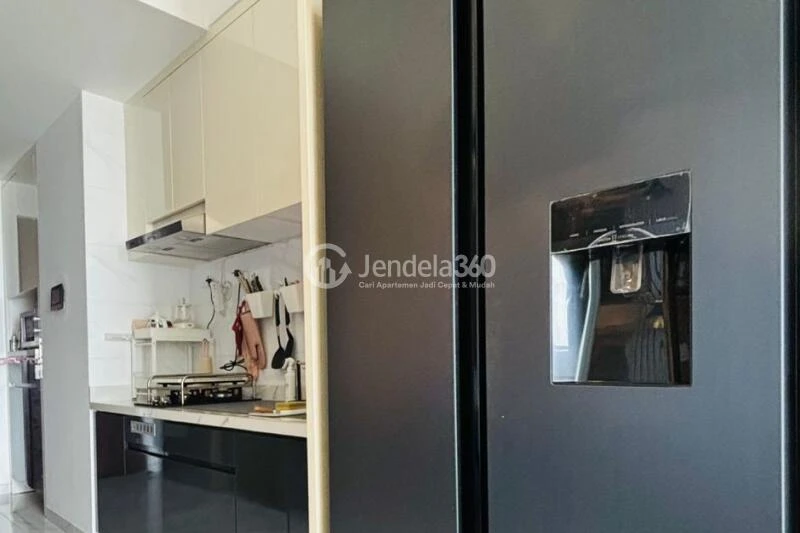 Kitchen 2BR Apartment with  View at Skyhouse bsd