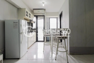 Kitchen Spacious Fully Furnished 2BR Apartment Near Ragunan Zoo at Kebagusan City Apartment