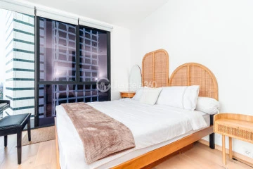 Bedroom 1 Flawless 2BR Apartment Middle Floor with Toll Road View at Izzara Apartment