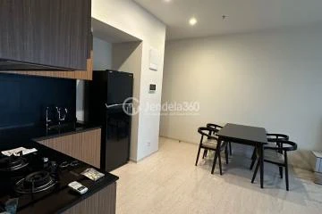 Kitchen High Floor 2BR Apartment with Mega kuningan View at Branz Mega Kuningan Apartment